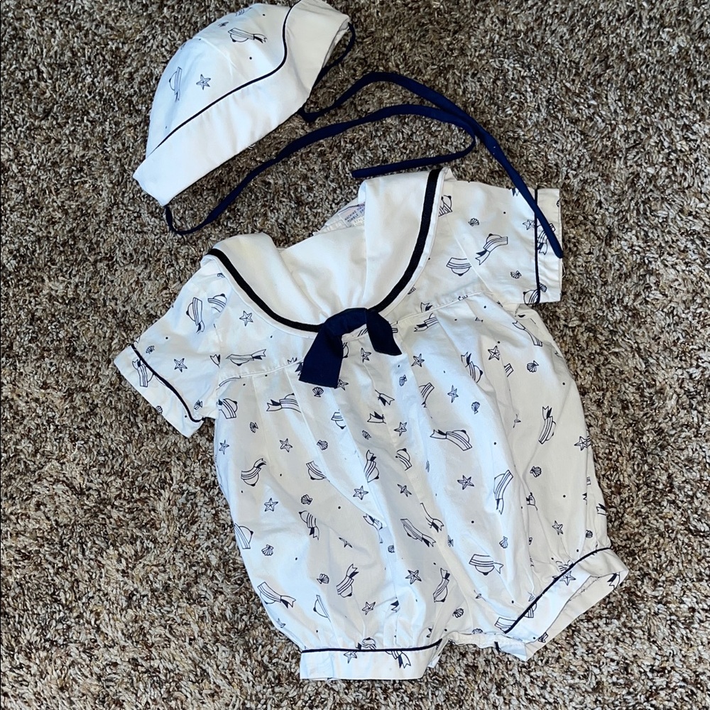 Infant sailor outfit